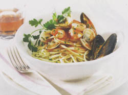 pasta con frutos del mar
